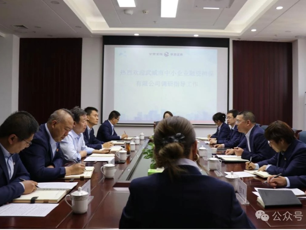 企業(yè)動態(tài) | 武威市中小企業(yè)擔(dān)保公司與金控武威擔(dān)保公司開展業(yè)務(wù)座談交流